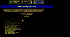 Desktop Screenshot of brokenbard.com