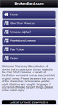 Mobile Screenshot of brokenbard.com