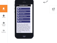 Tablet Screenshot of brokenbard.com